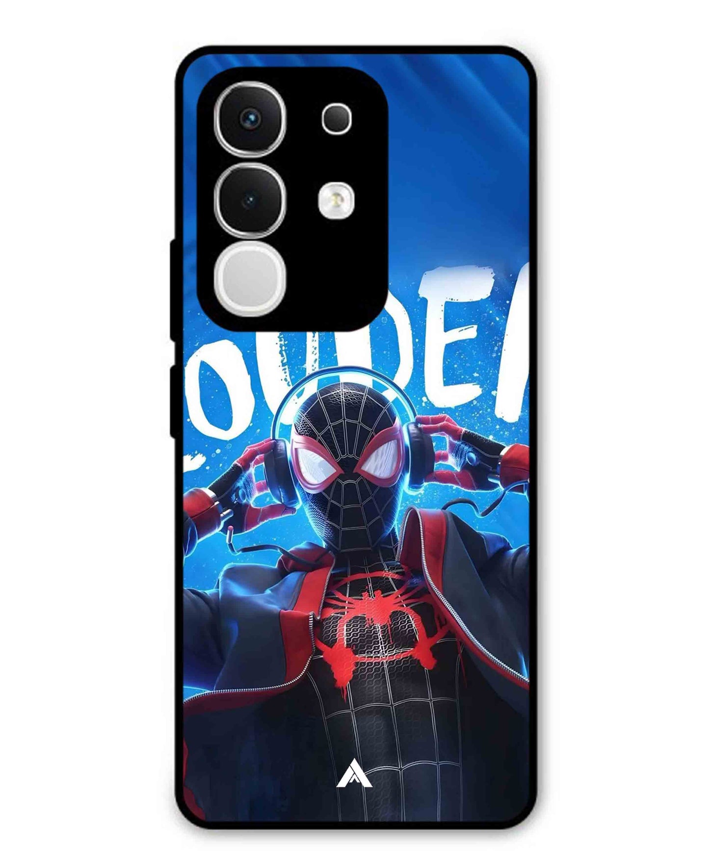Spider-Verse Metal Back Cover Phone Case for Vivo Y29 4G