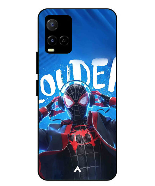 Spider-Verse Metal Back Cover Phone Case for Vivo Y36