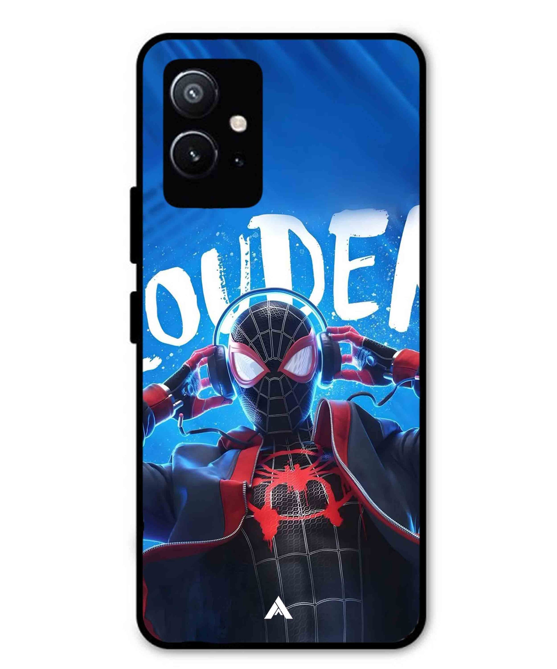 Spider-Verse Metal Back Cover Phone Case for Vivo Y75 5G