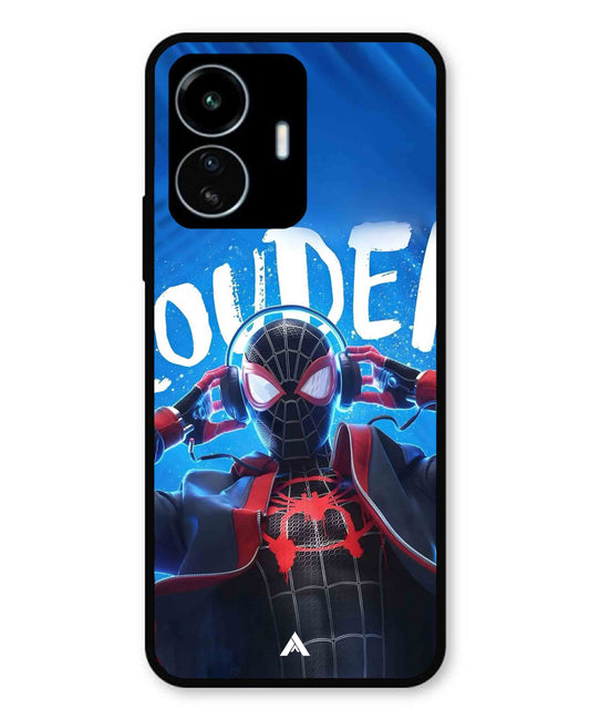 Spider-Verse Metal Back Cover Phone Case for Vivo Y77