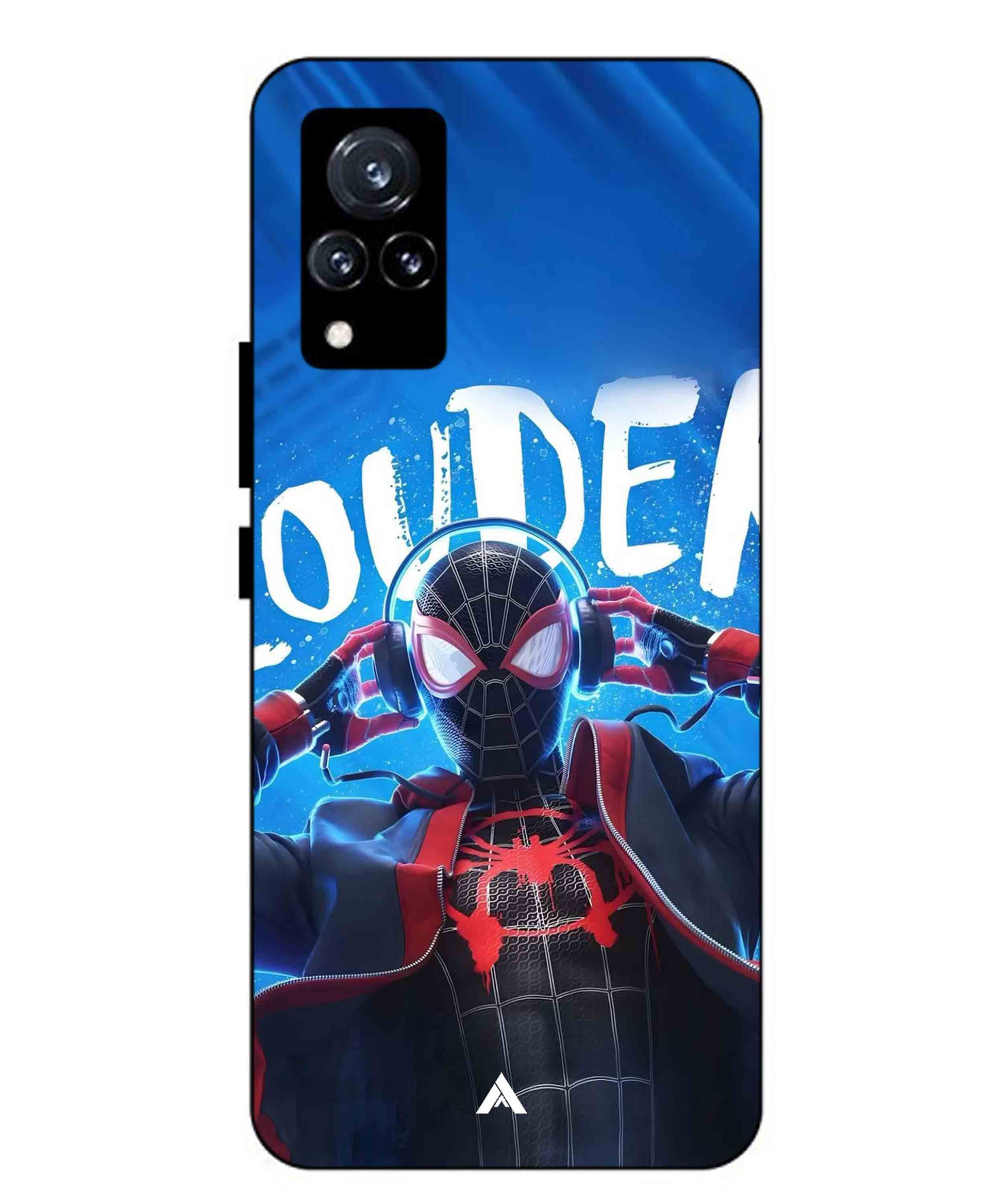 Spider-Verse Metal Back Cover Phone Case for Vivo v21