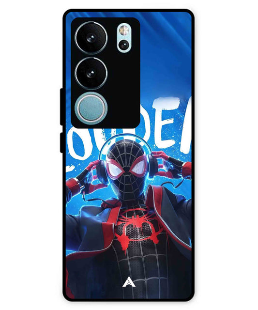 Spider-Verse Metal Back Cover Phone Case for Vivo v29