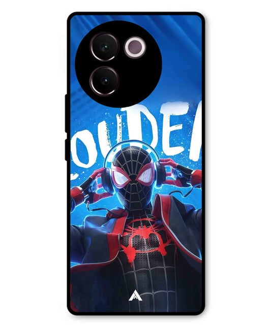 Spider-Verse Metal Back Cover Phone Case for Vivo v30e