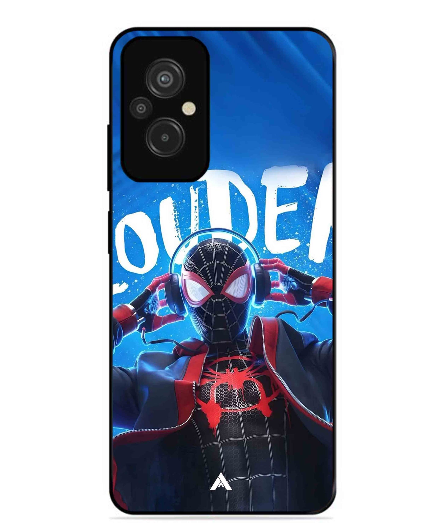 Spider-Verse Metal Back Cover Phone Case for Xiaomi Redmi 11 Prime 4G
