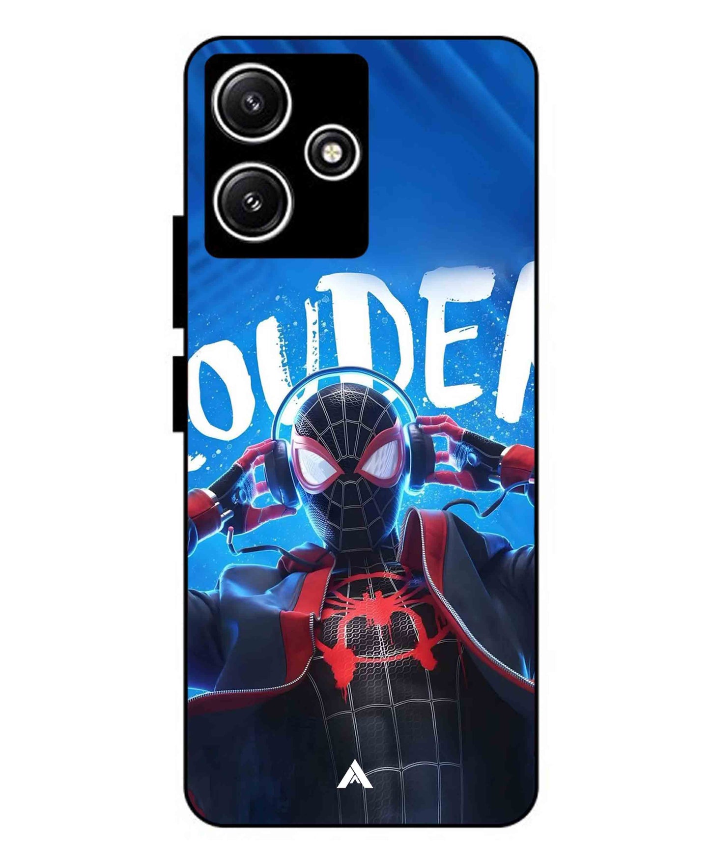 Spider-Verse Metal Back Cover Phone Case for Xiaomi Redmi 12 5G