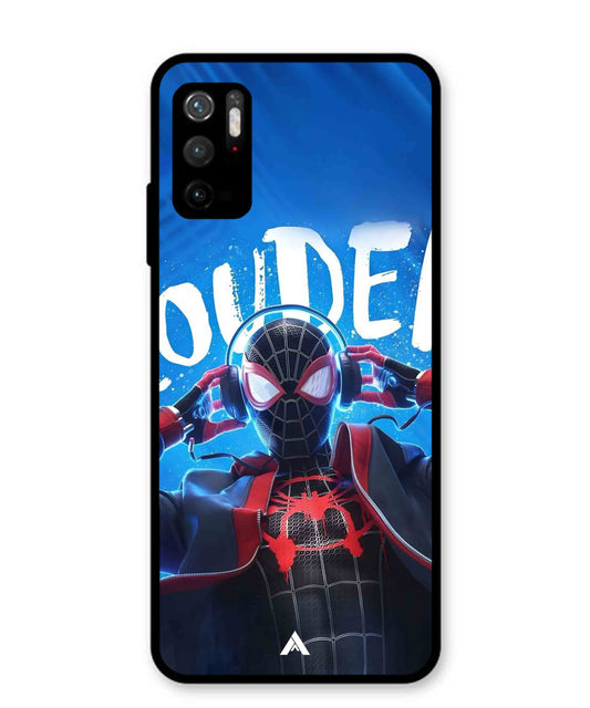 Spider-Verse Metal Back Cover Phone Case for Xiaomi Redmi Note 10T