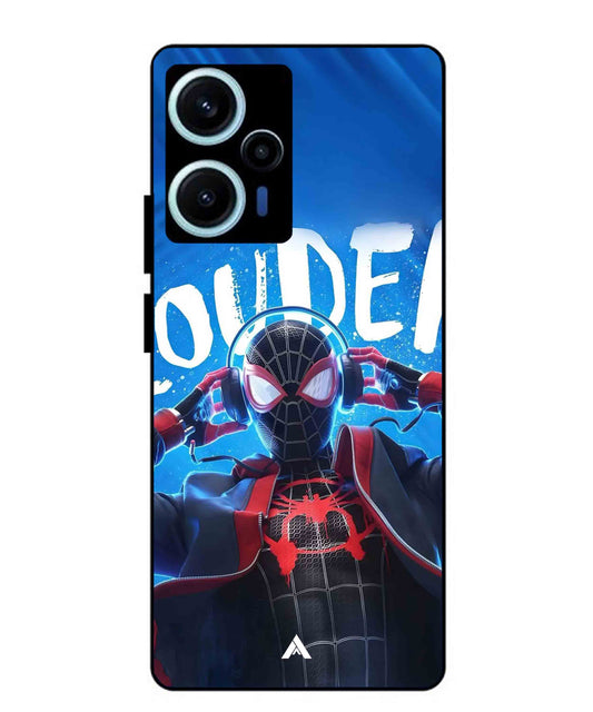 Spider-Verse Metal Back Cover Phone Case for Xiaomi Redmi Note 12 Turbo