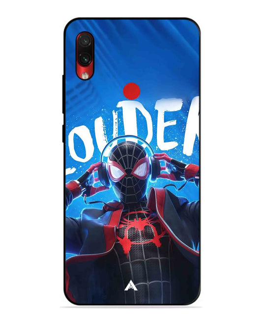 Spider-Verse Metal Back Cover Phone Case for Xiaomi Redmi Note 7 Pro
