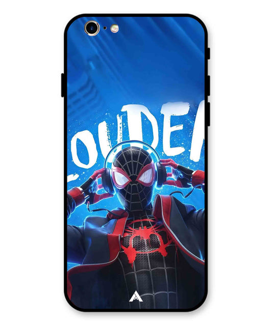 Spider-Verse Metal Back Cover Phone Case for iPhone 11