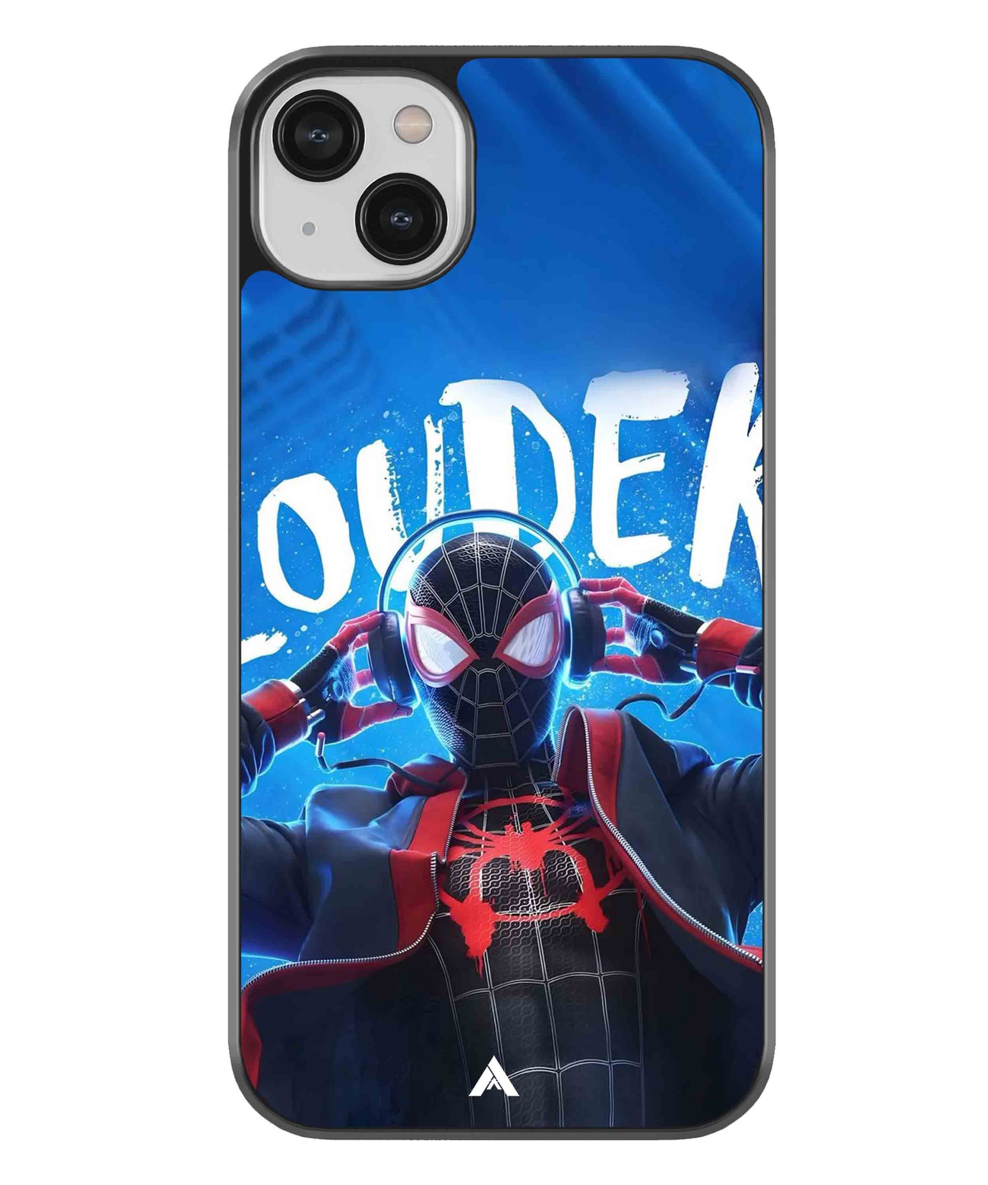 Spider-Verse Metal Back Cover Phone Case for iPhone 13
