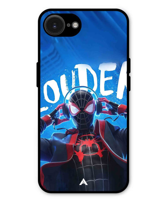 Spider-Verse Metal Back Cover Phone Case for iPhone 16e