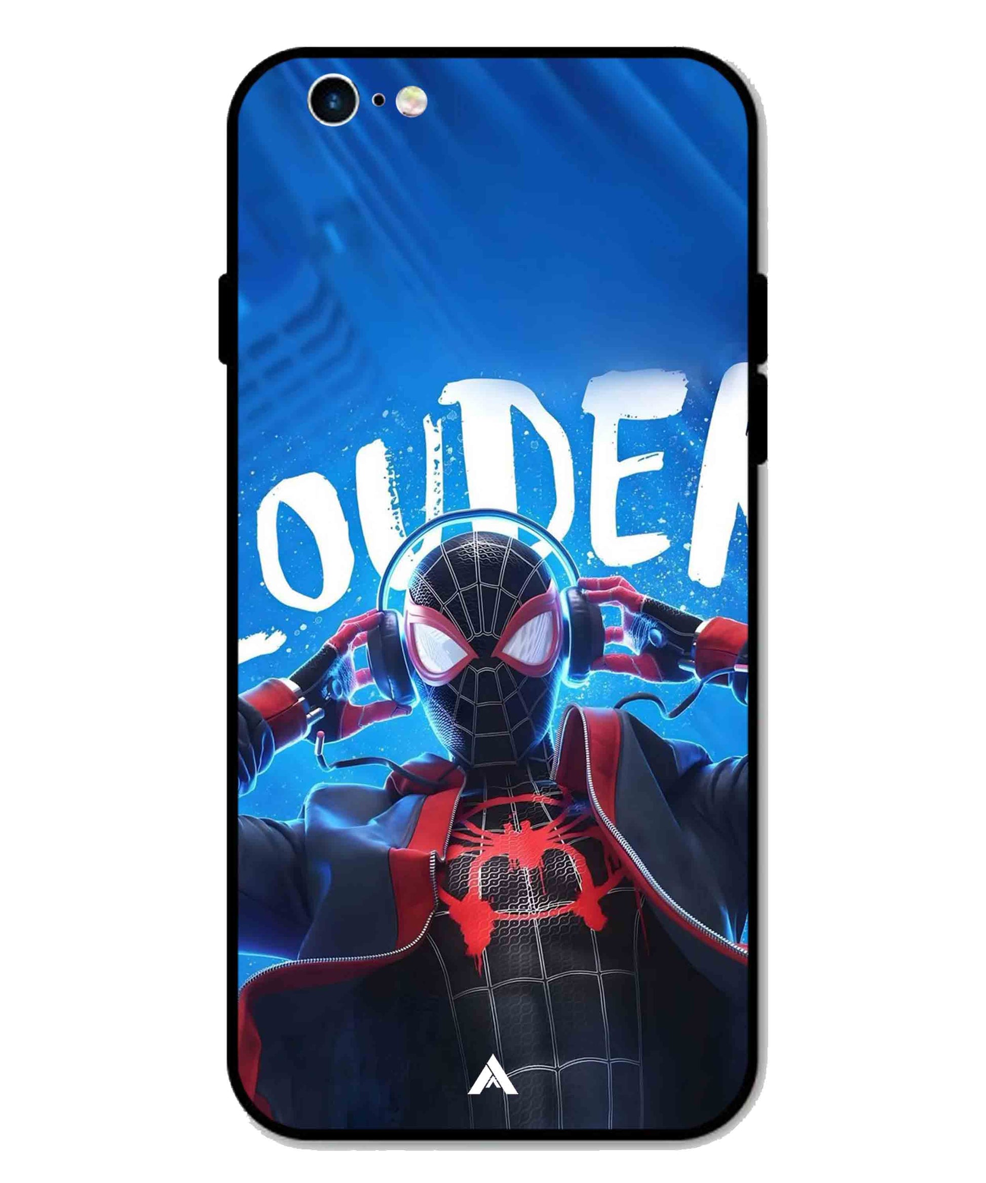 Spider-Verse Metal Back Cover Phone Case for iPhone 6 Plus