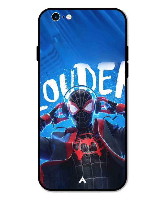 Spider-Verse Metal Back Cover Phone Case for iPhone 6 Plus