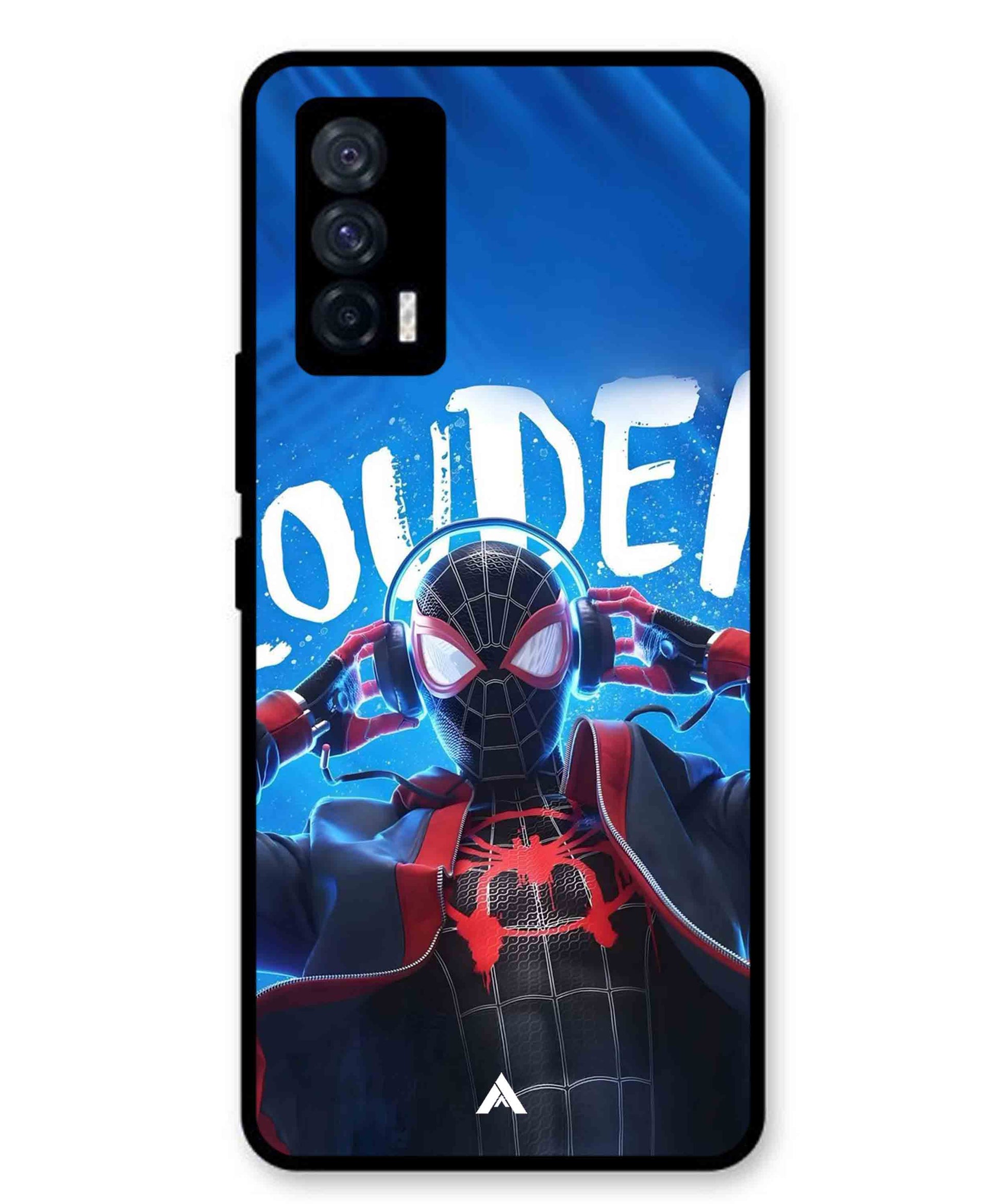 Spider-Verse Metal Back Cover Phone Case for iQOO 7