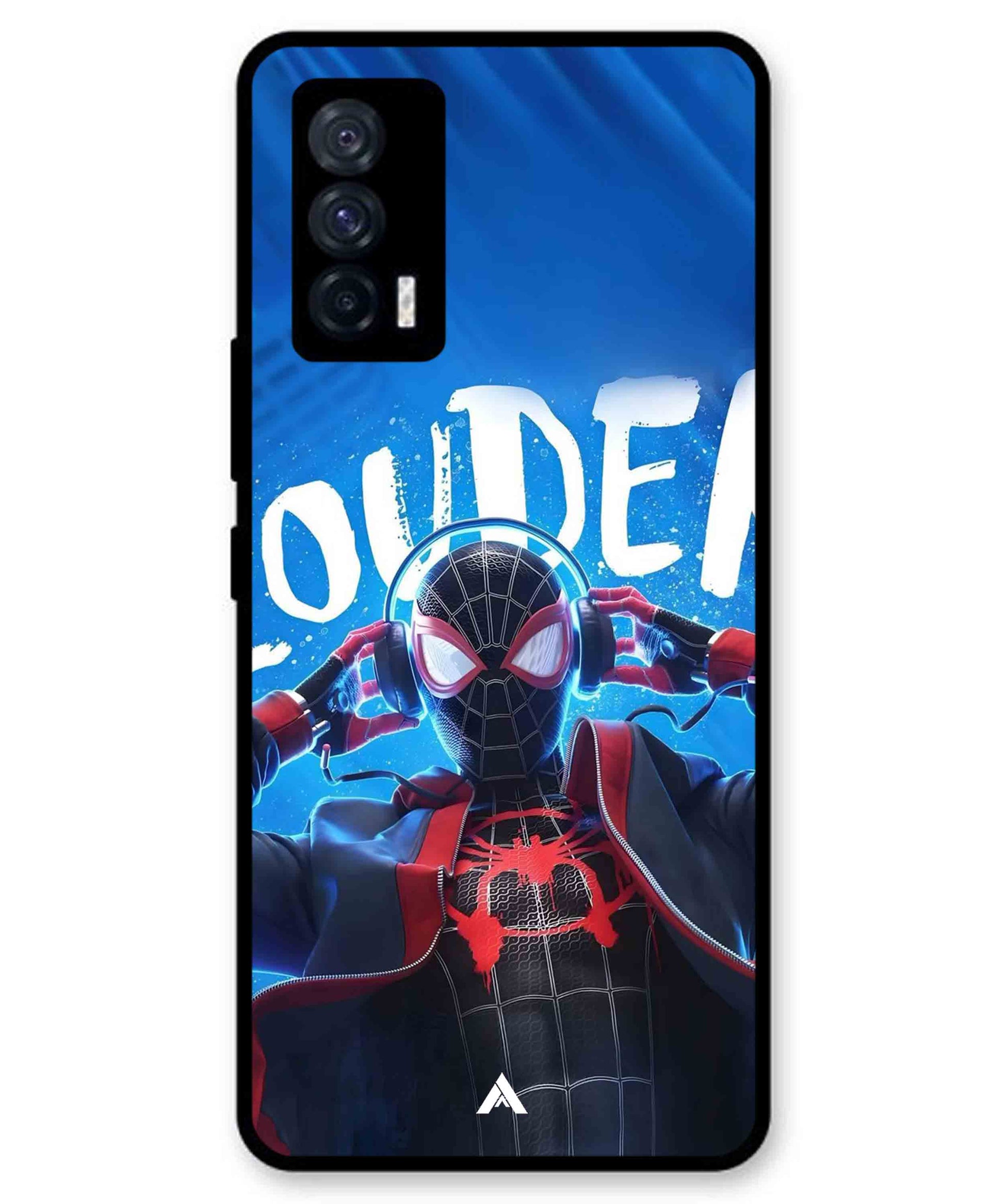 Spider-Verse Metal Back Cover Phone Case for iQOO Neo 5