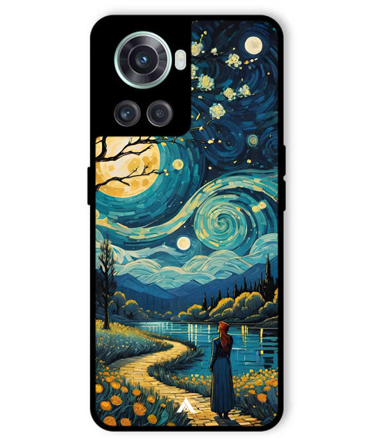 Starry Eve Art Aesthetic Metal Back Cover Phone Case for Oneplus 10R