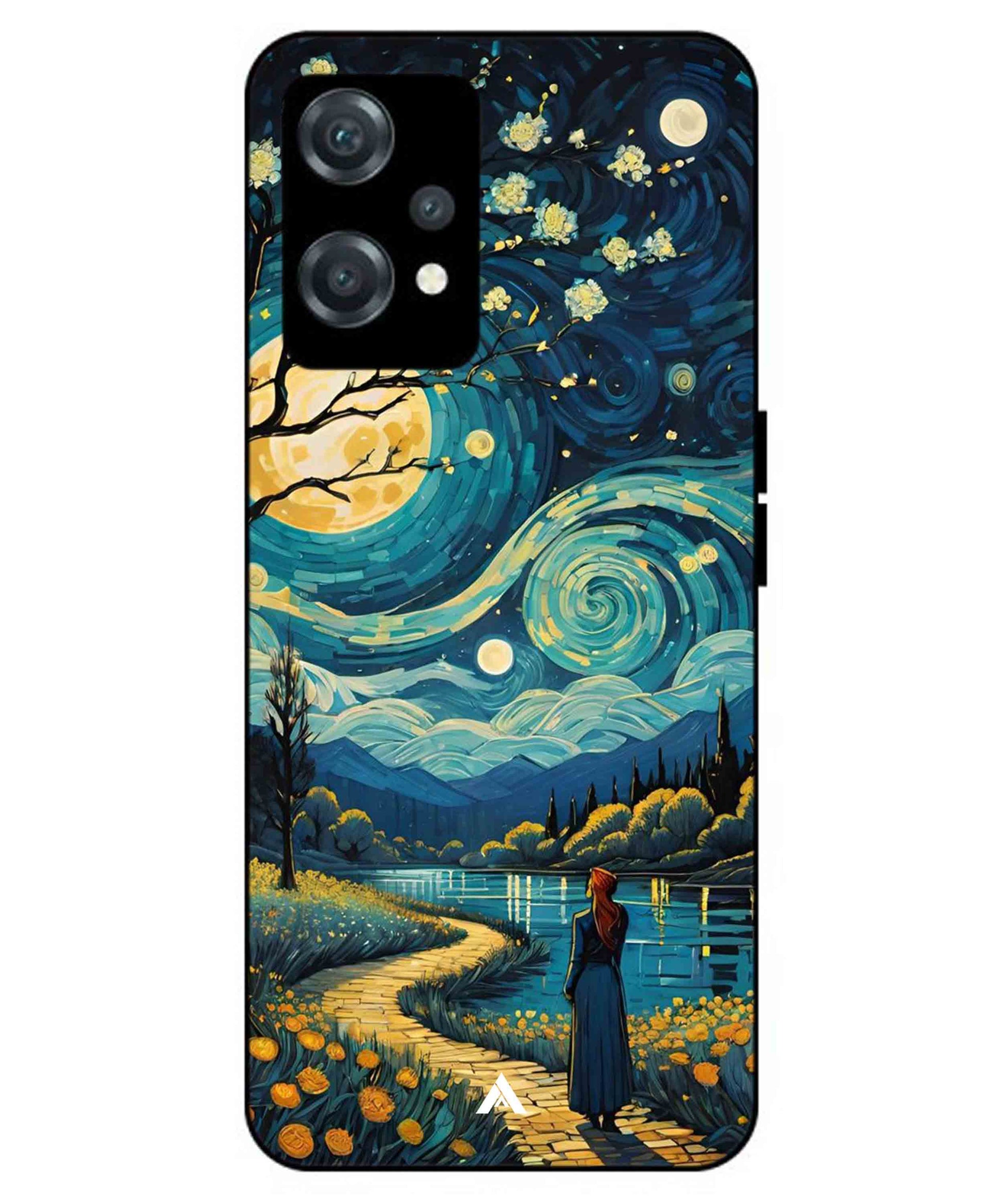 Starry Eve Art Aesthetic Metal Back Cover Phone Case for Oneplus Nord CE 2 Lite