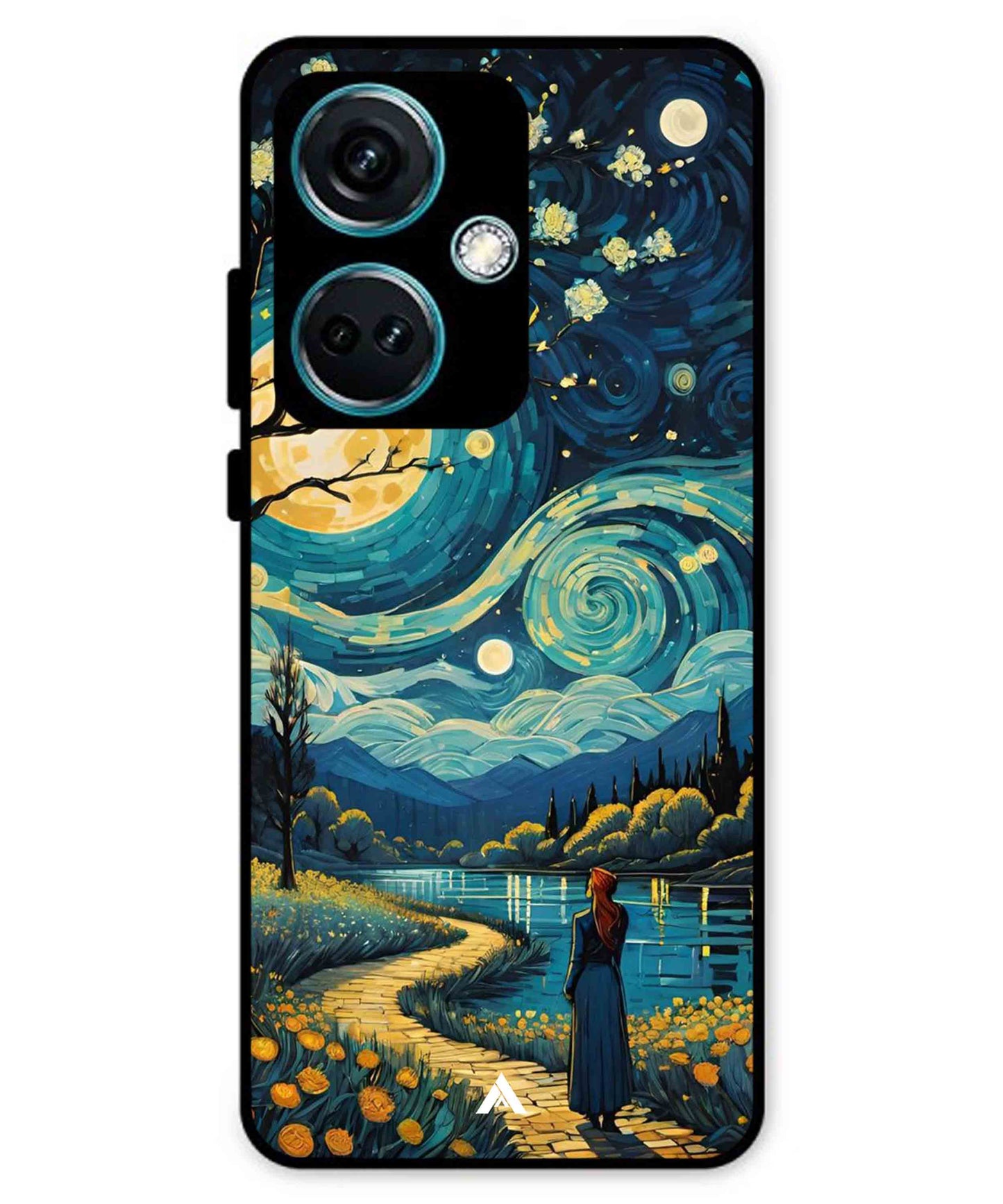 Starry Eve Art Aesthetic Metal Back Cover Phone Case for Oneplus Nord CE 3