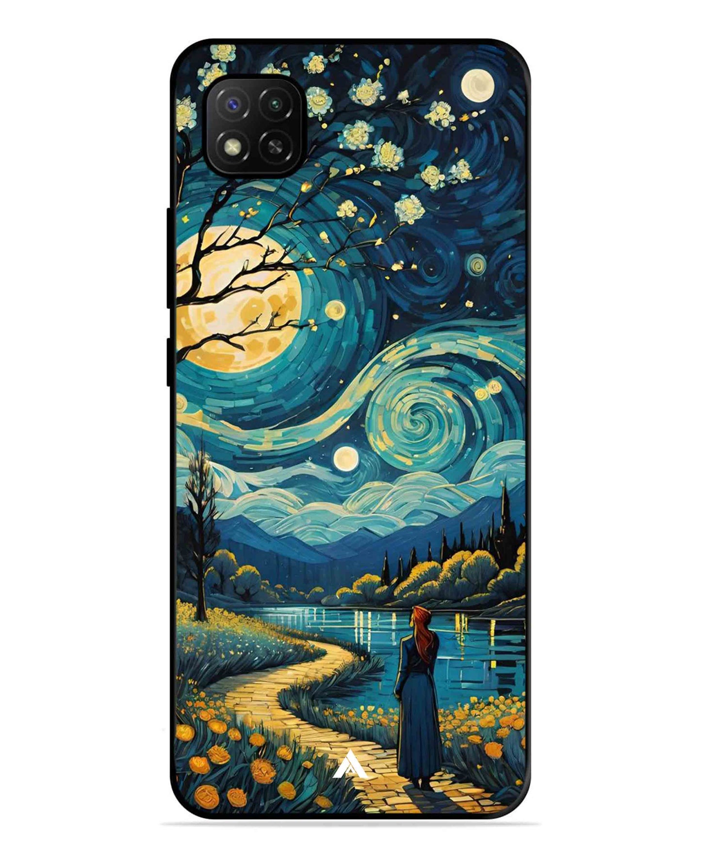 Starry Eve Art Aesthetic Metal Back Cover Phone Case for Poco C31