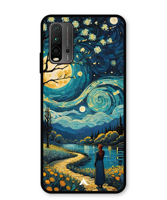 Starry Eve Art Aesthetic Metal Back Cover Phone Case for Poco M3