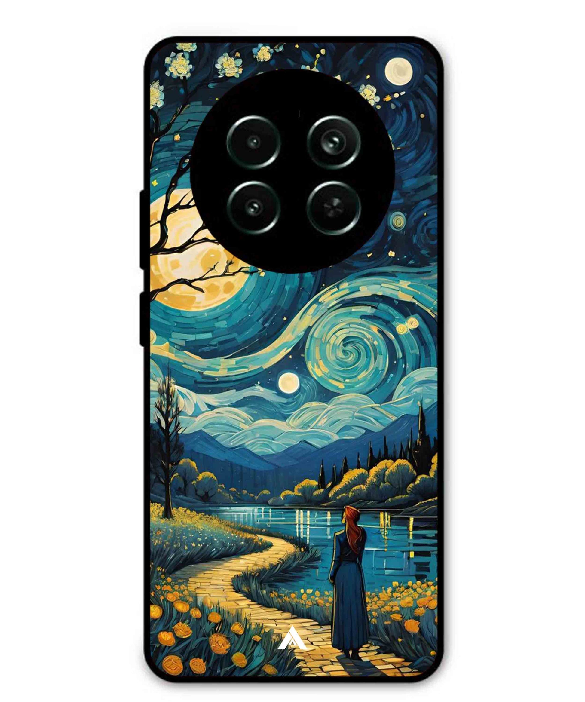 Starry Eve Art Aesthetic Metal Back Cover Phone Case for Realme Narzo 70X
