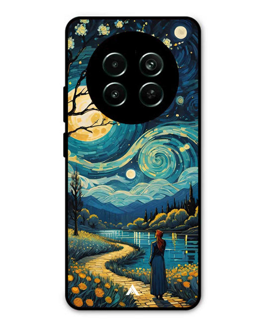 Starry Eve Art Aesthetic Metal Back Cover Phone Case for Realme Narzo 70X