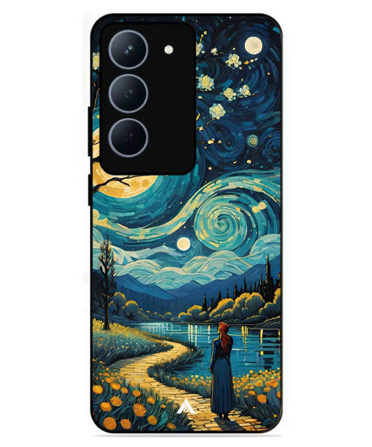 Starry Eve Art Aesthetic Metal Back Cover Phone Case for Realme P3X