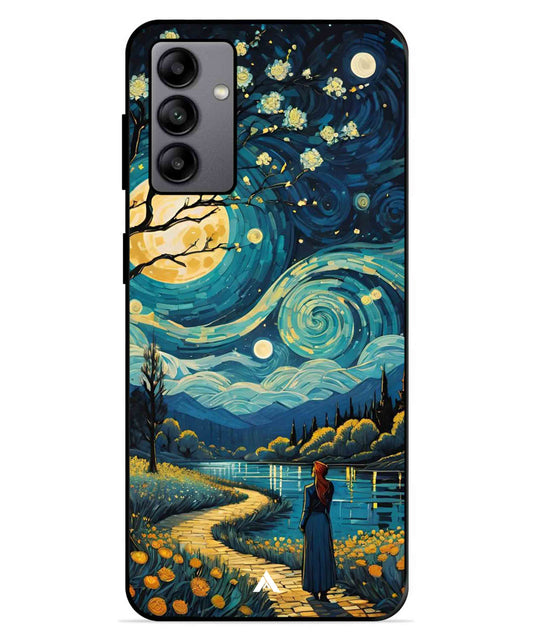 Starry Eve Art Aesthetic Metal Back Cover Phone Case for Samsung Galaxy A04s