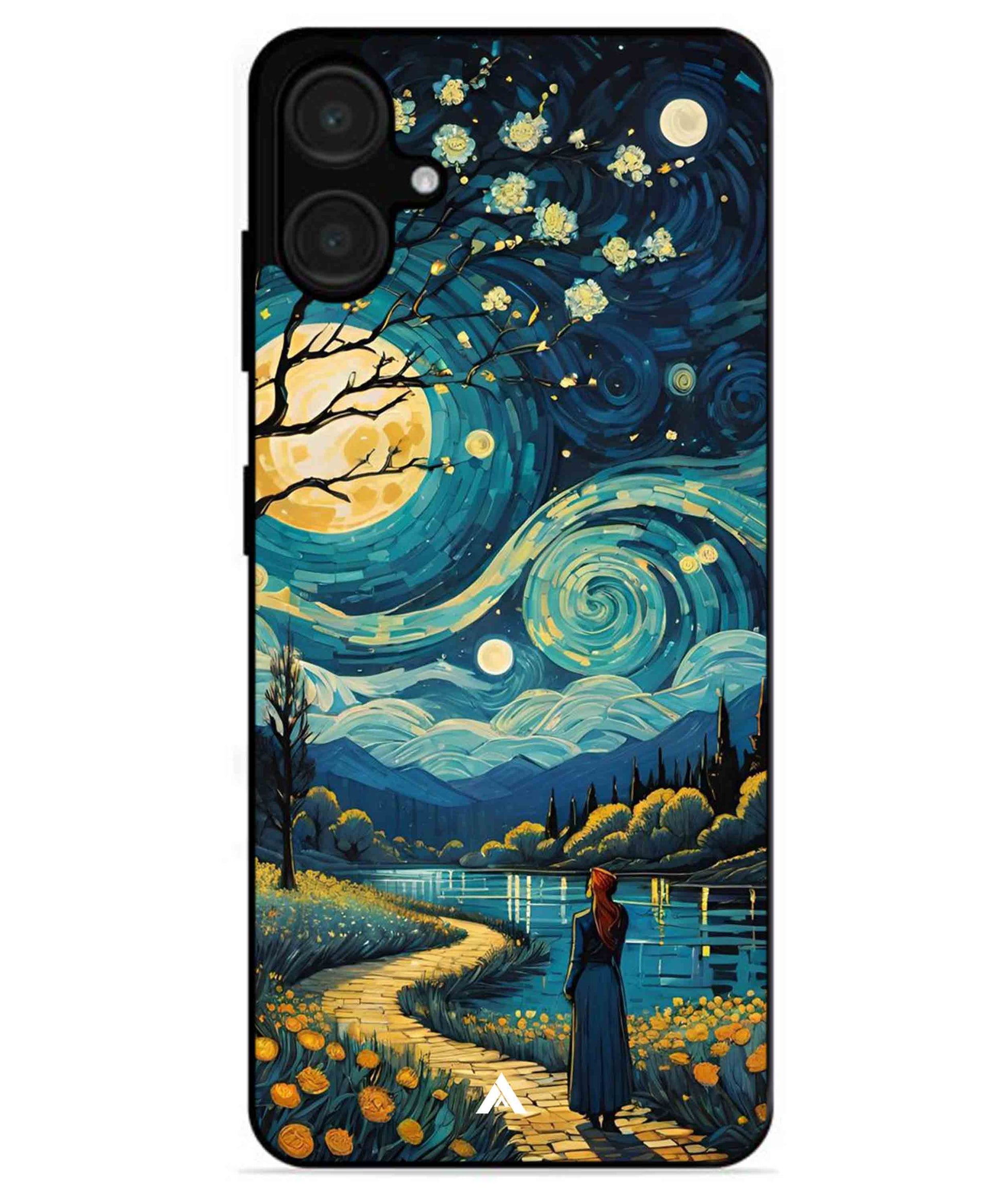 Starry Eve Art Aesthetic Metal Back Cover Phone Case for Samsung Galaxy A06