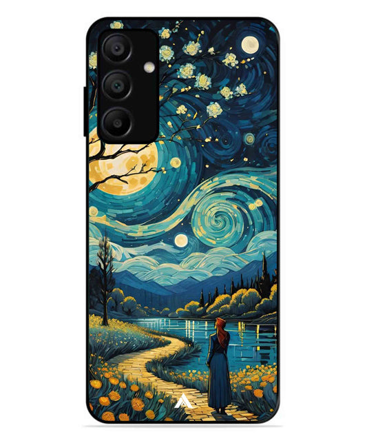 Starry Eve Art Aesthetic Metal Back Cover Phone Case for Samsung Galaxy A15 5G