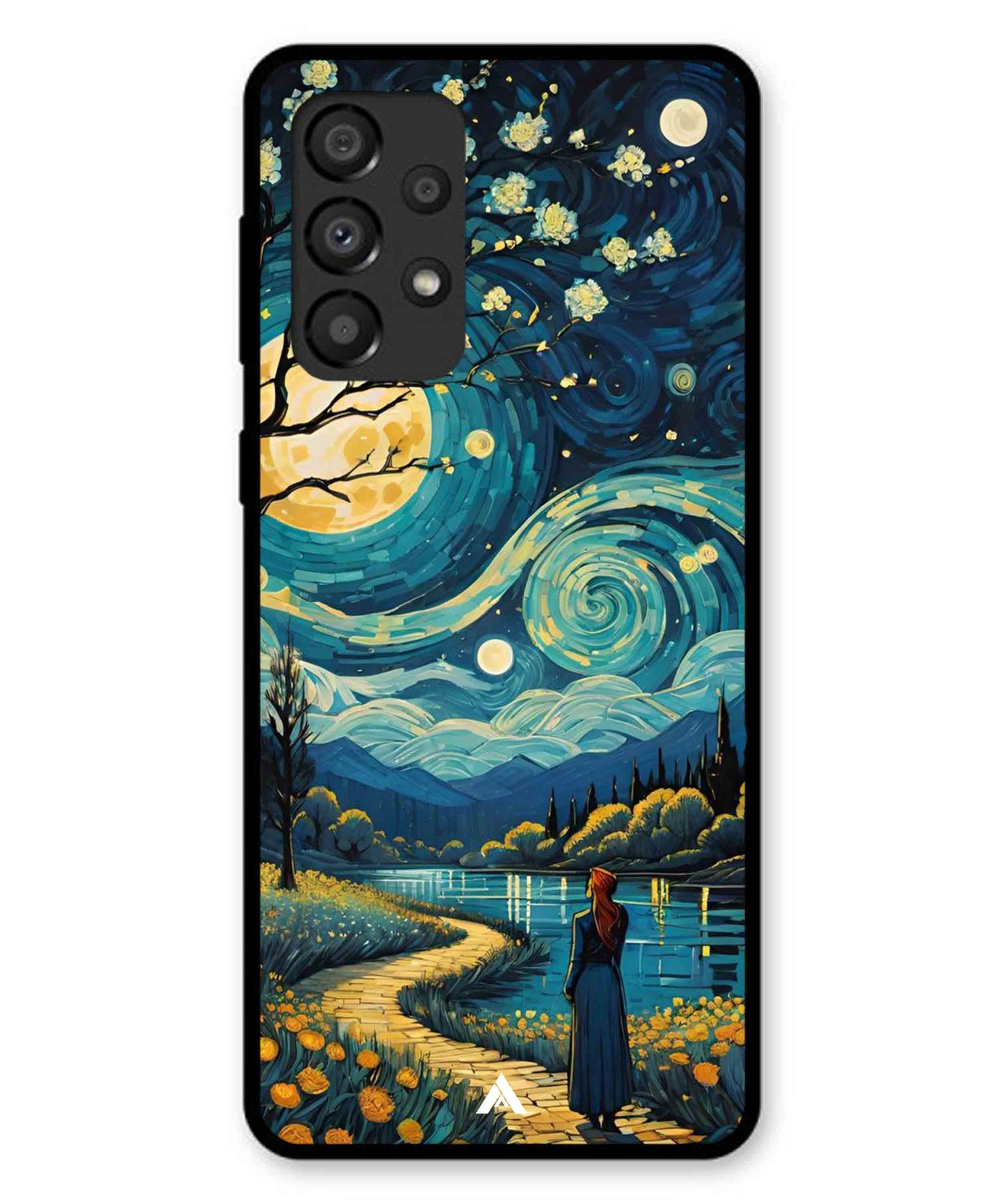 Starry Eve Art Aesthetic Metal Back Cover Phone Case for Samsung Galaxy A33 5G