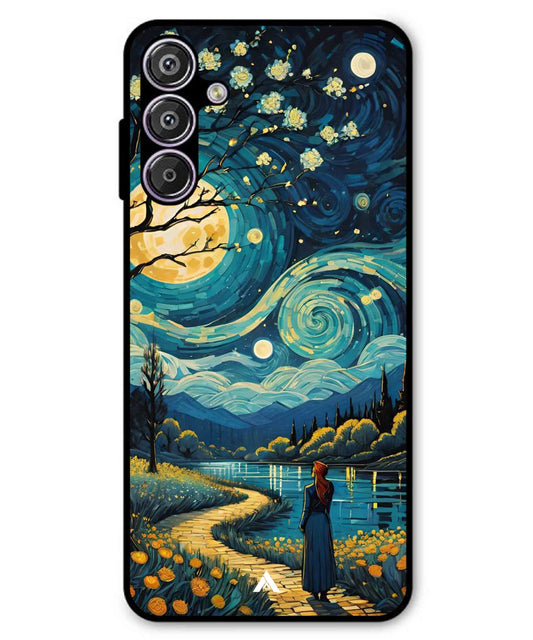 Starry Eve Art Aesthetic Metal Back Cover Phone Case for Samsung Galaxy A56