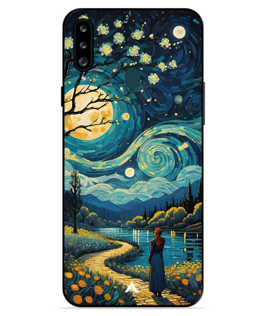 Starry Eve Art Aesthetic Metal Back Cover Phone Case for Samsung Galaxy A70