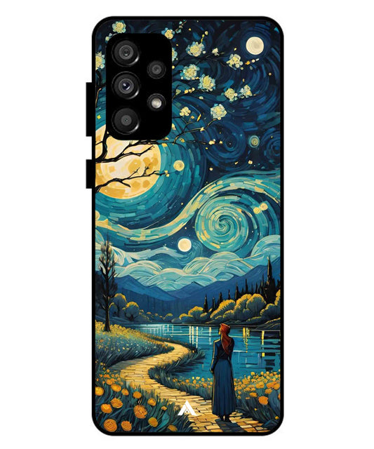 Starry Eve Art Aesthetic Metal Back Cover Phone Case for Samsung Galaxy A73