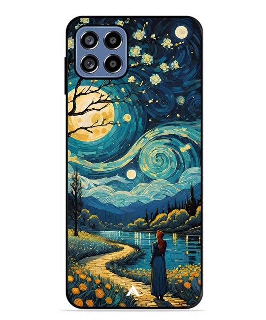 Starry Eve Art Aesthetic Metal Back Cover Phone Case for Samsung Galaxy F42