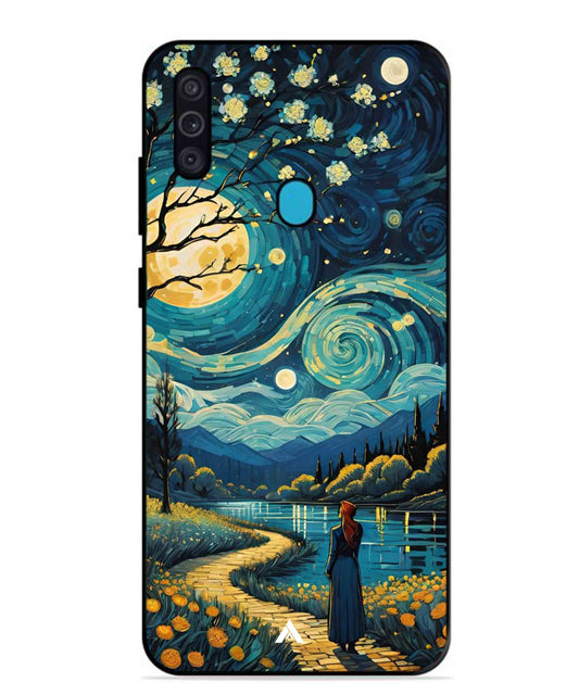 Starry Eve Art Aesthetic Metal Back Cover Phone Case for Samsung Galaxy M11