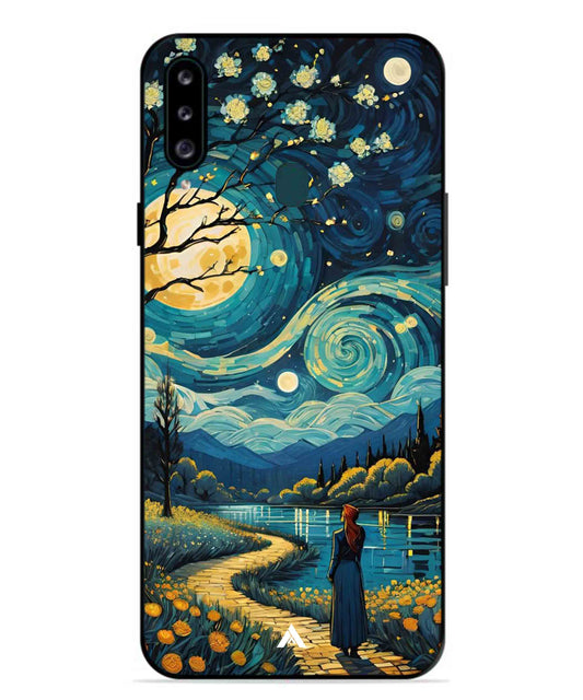 Starry Eve Art Aesthetic Metal Back Cover Phone Case for Samsung Galaxy M30
