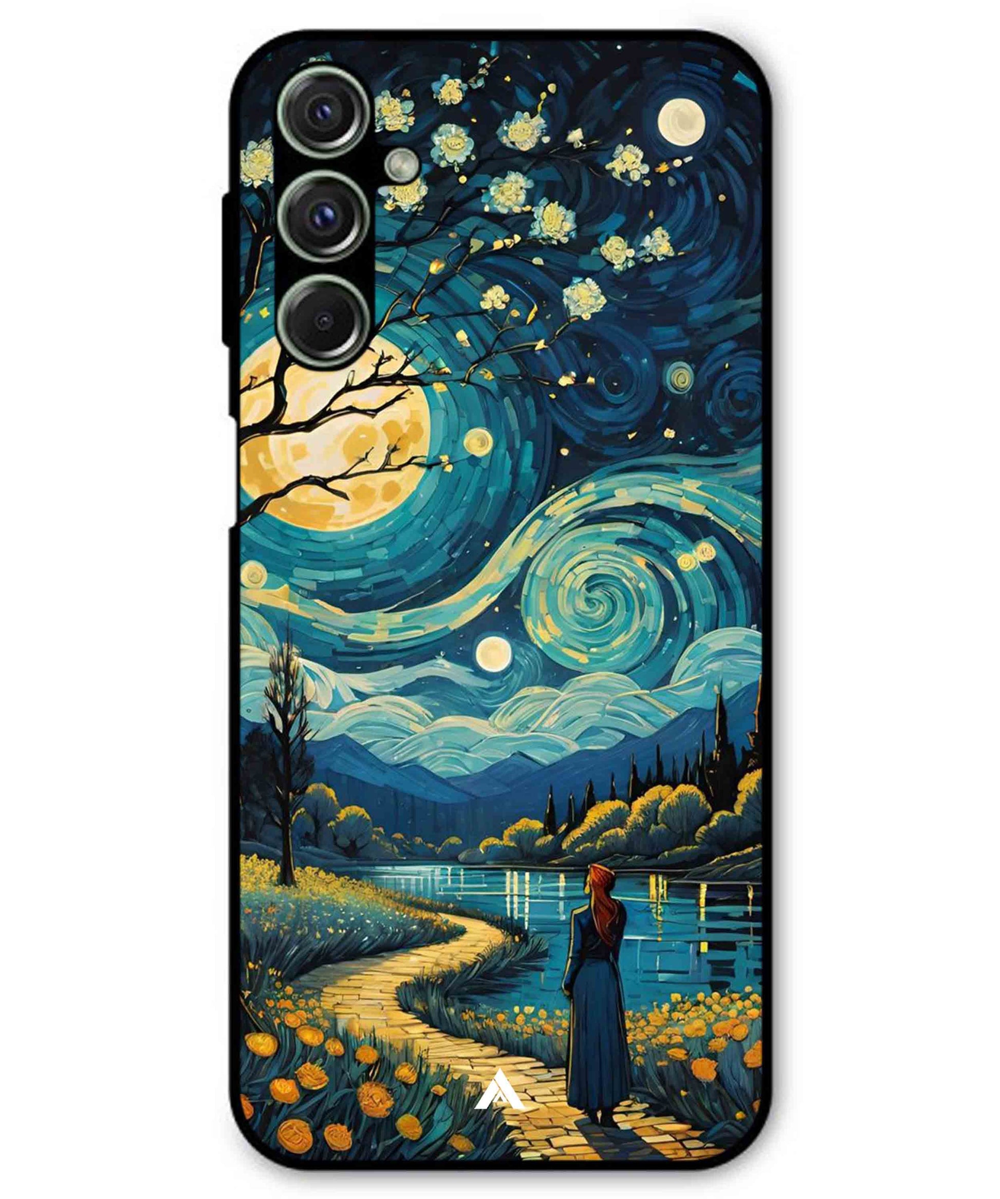 Starry Eve Art Aesthetic Metal Back Cover Phone Case for Samsung Galaxy M34