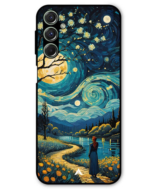 Starry Eve Art Aesthetic Metal Back Cover Phone Case for Samsung Galaxy M34