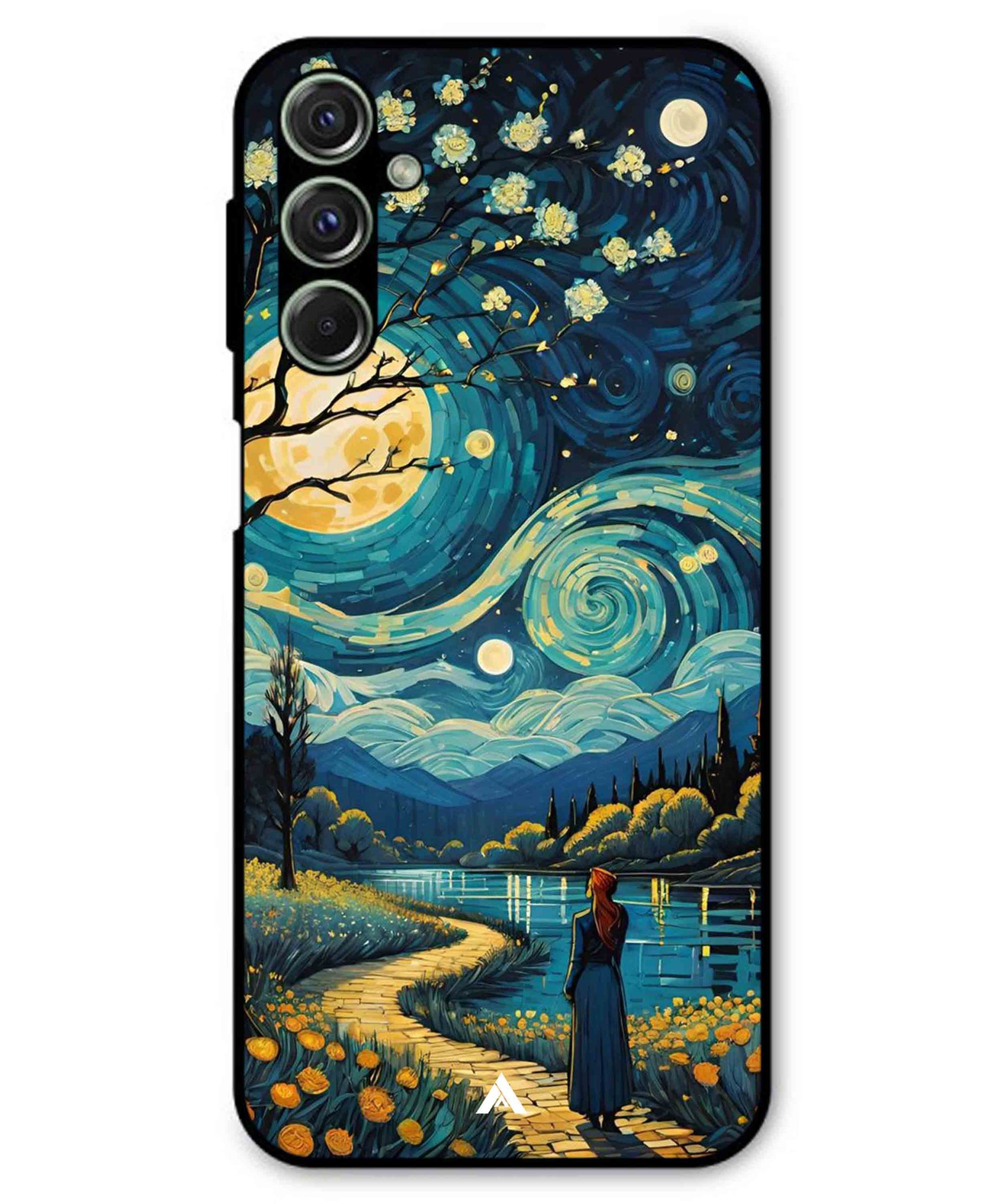 Starry Eve Art Aesthetic Metal Back Cover Phone Case for Samsung Galaxy M54