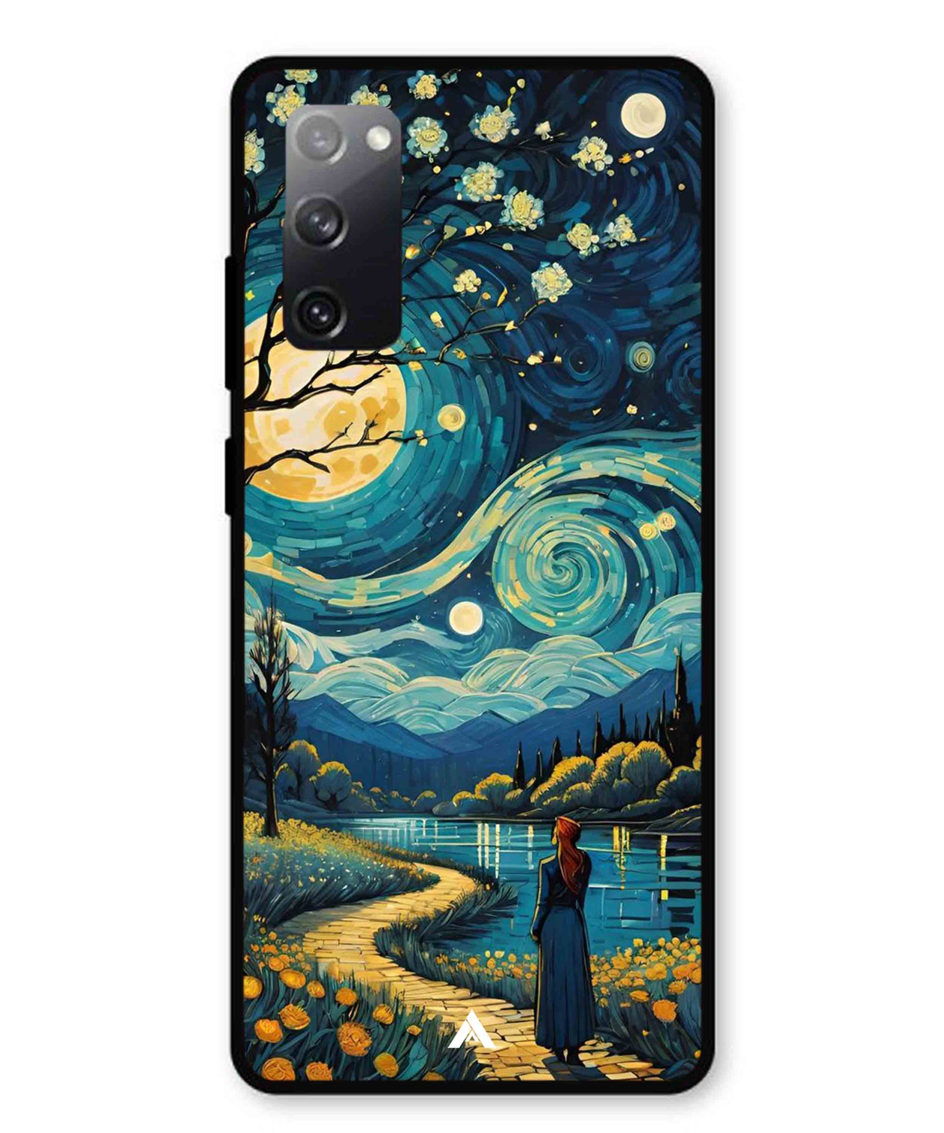 Starry Eve Art Aesthetic Metal Back Cover Phone Case for Samsung Galaxy S20