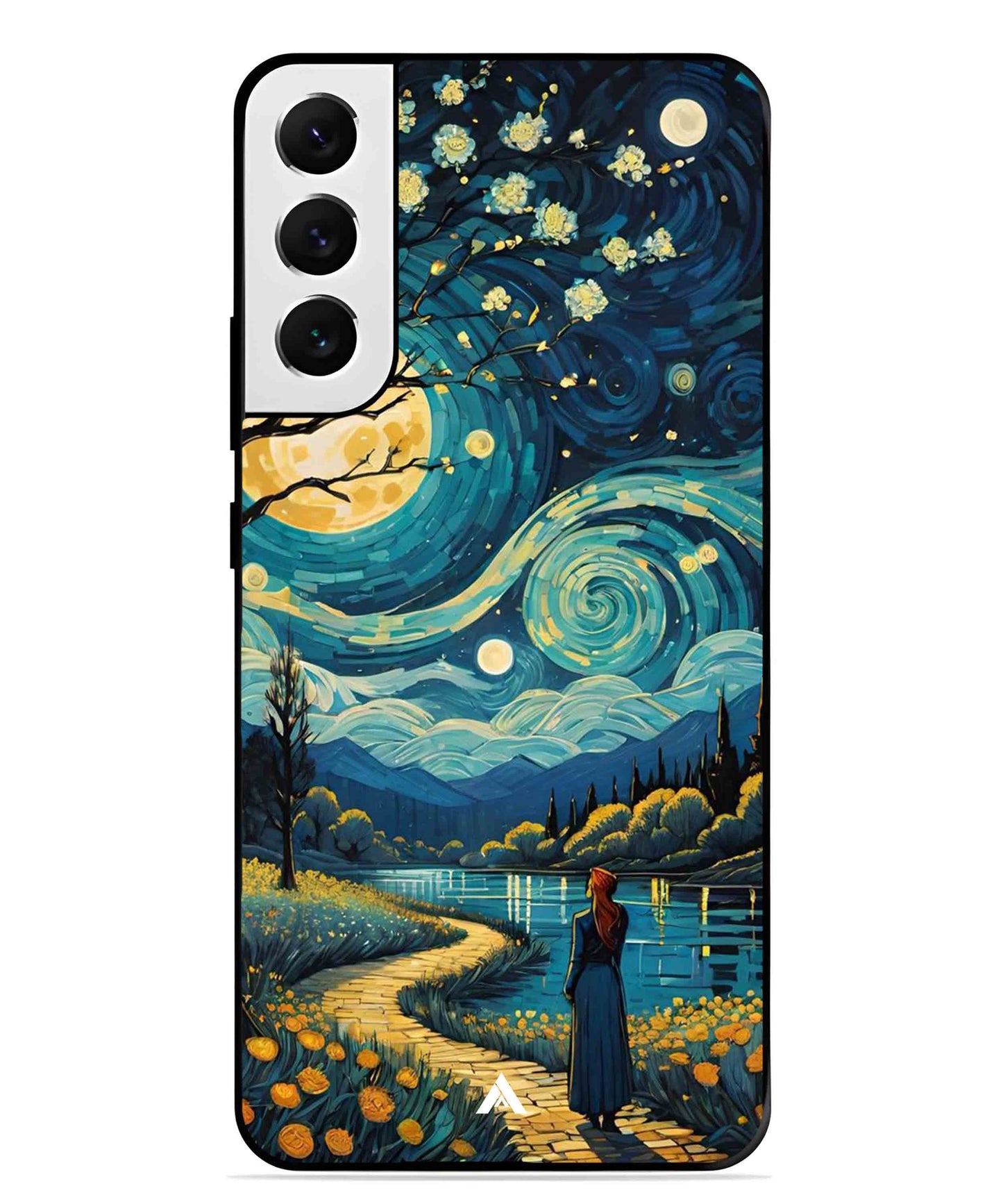 Starry Eve Art Aesthetic Metal Back Cover Phone Case for Samsung Galaxy S22
