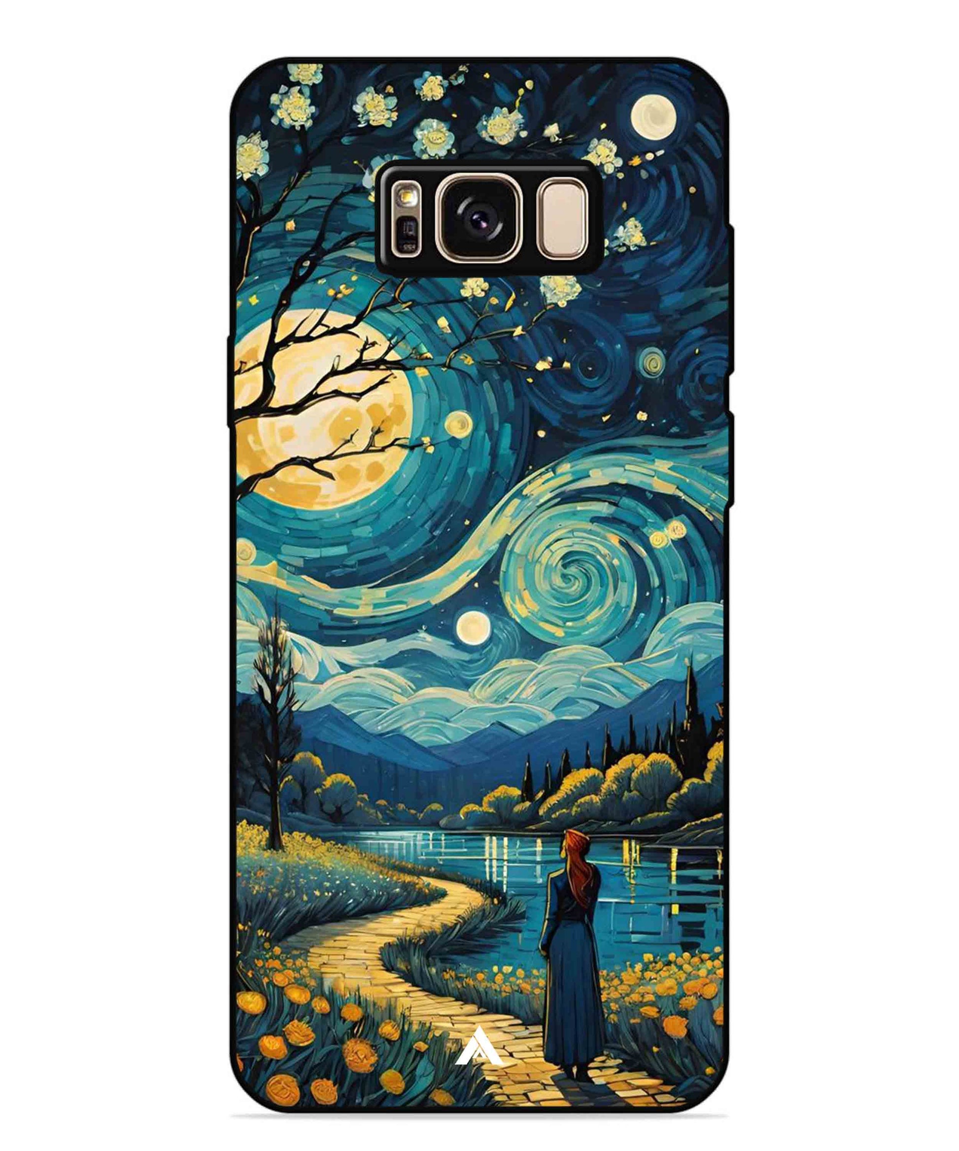 Starry Eve Art Aesthetic Metal Back Cover Phone Case for Samsung Galaxy S8 Plus