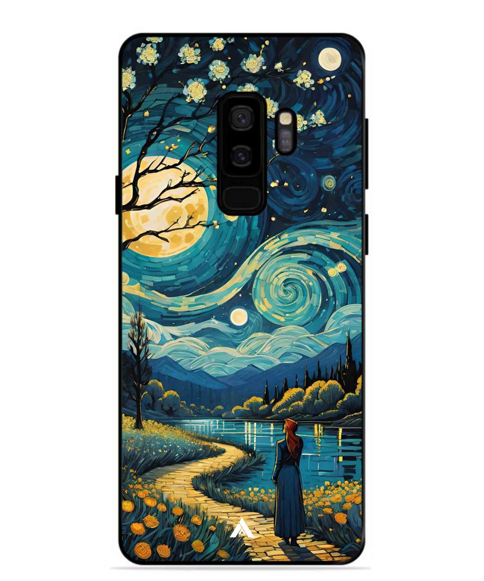 Starry Eve Art Aesthetic Metal Back Cover Phone Case for Samsung Galaxy S9 Plus