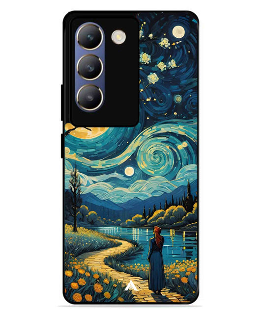 Starry Eve Art Aesthetic Metal Back Cover Phone Case for Vivo T3