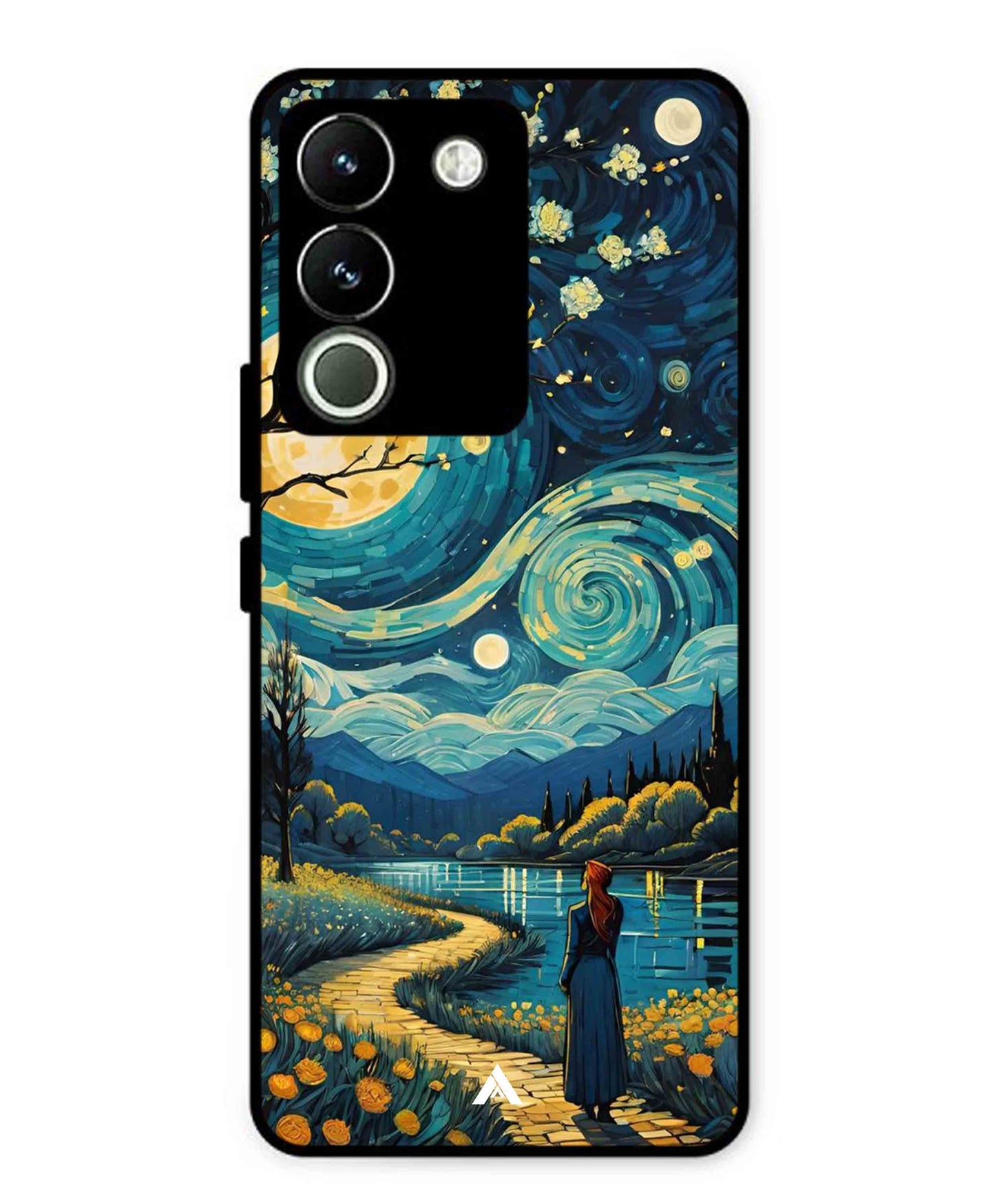 Starry Eve Art Aesthetic Metal Back Cover Phone Case for Vivo Y200