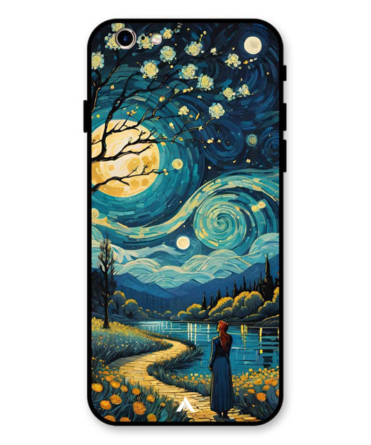Starry Eve Art Aesthetic Metal Back Cover Phone Case for iPhone 11
