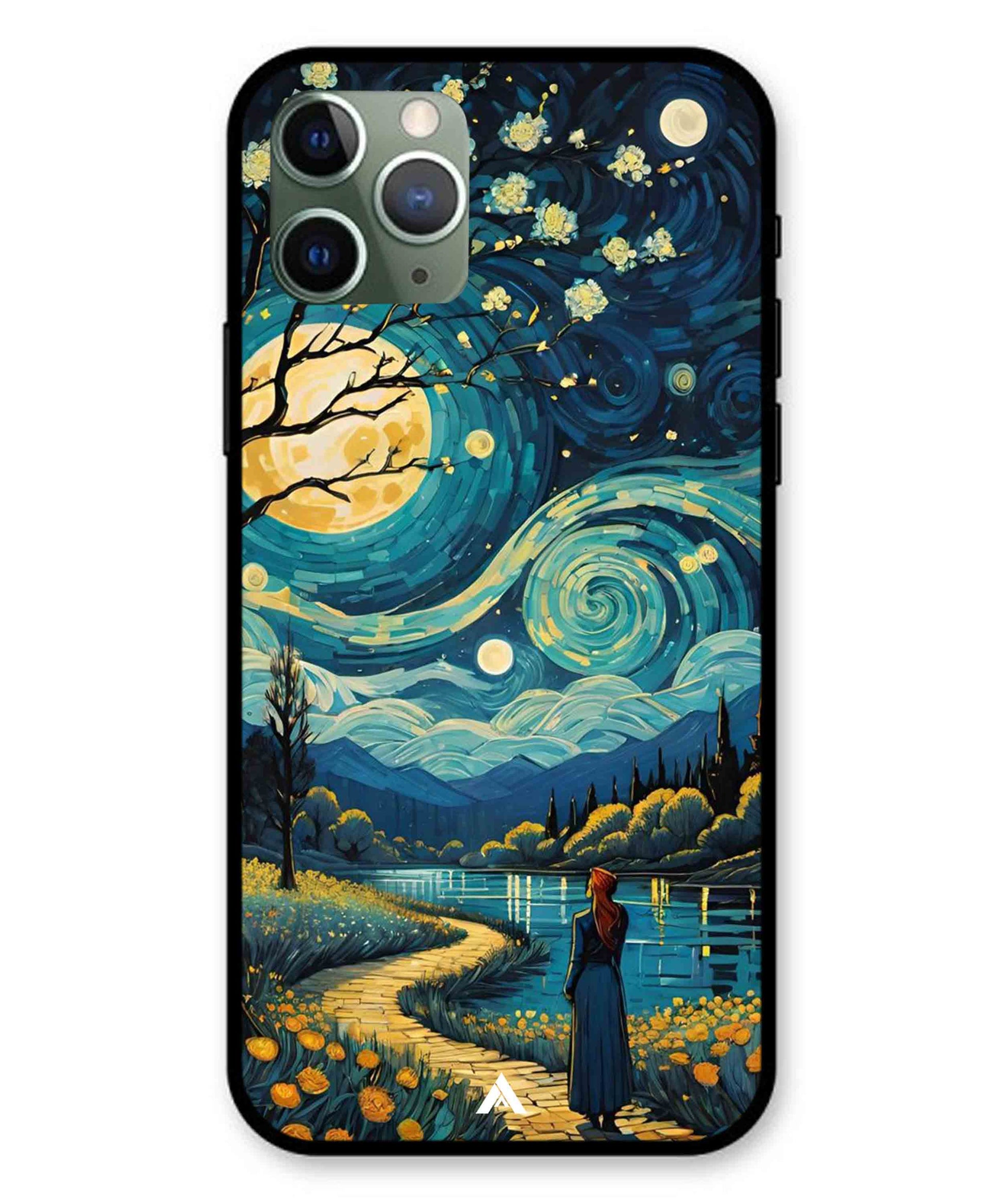 Starry Eve Art Aesthetic Metal Back Cover Phone Case for iPhone 11 Pro