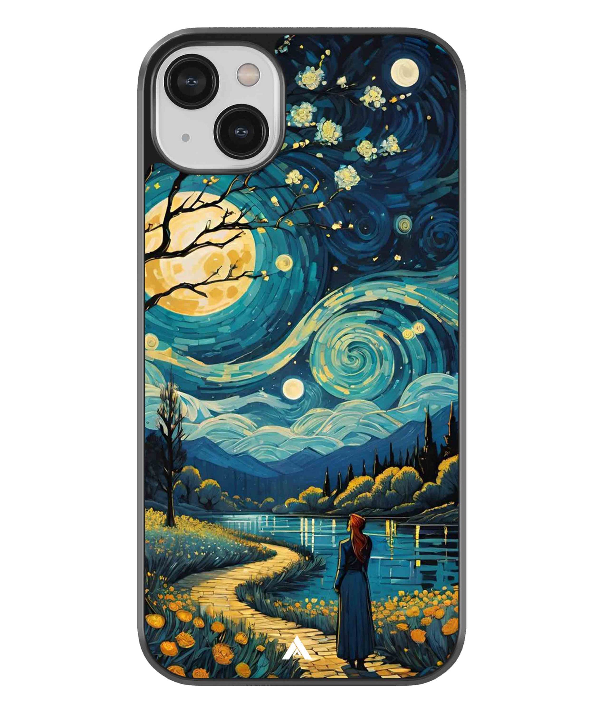 Starry Eve Art Aesthetic Metal Back Cover Phone Case for iPhone 13