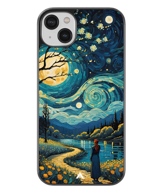 Starry Eve Art Aesthetic Metal Back Cover Phone Case for iPhone 13